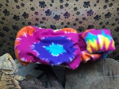 TYE DYE PRINT DESIGN LRG BED SOFT COVERS ONLY/NO FRAME BED 4 BEARDED DRAGON