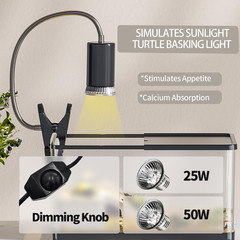 Turtle Tank Kit(Tank+Lamp+Filter+Stones) Acrylic Aquatic Turtle Tank Starter Kit