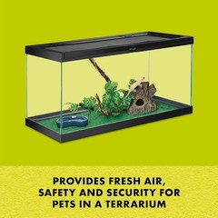 12×6 Inches Zilla Fresh Air Screen Cover: Optimal Airflow for Reptile Terrariums