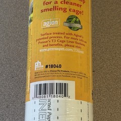 Prevue Hendryx Pet Products T3 Antimicrobial Cage Liner 21 1by2In by 100Ft White