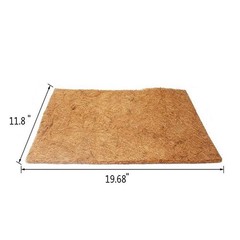Hamiledyi Reptile Carpet Natural Coconut Fiber Tortoise Carpet Mat for Pet Te…