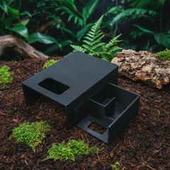 Snake Hide Box Sturdy Herpetological Shelter Cave Easy to Clean for Herp