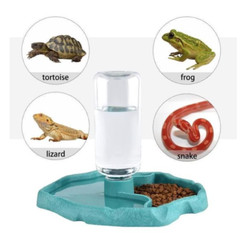 Reptile Water Dispenser Turtle Watering Can Reptile Feeder