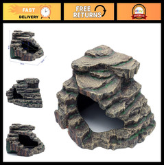 Extra Large Bearded Dragon Hideout Cave – Reptile Habitat Decor & Accessories