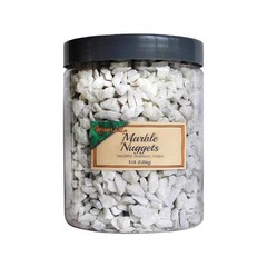 Mosser Lee White Marble Nuggets Decorative Stone 5 lb