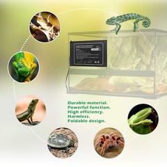 Adjustable Reptile Heat Pad – Under Tank Heater for 10-40 Gallon Terrarium, Mat