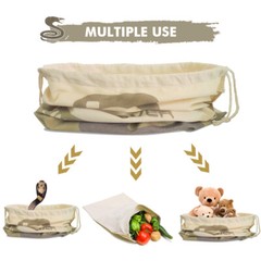 Large Size Safe Snake Bag w/ Drawstring Reptile Herp Catching Hunting Sack Pouch
