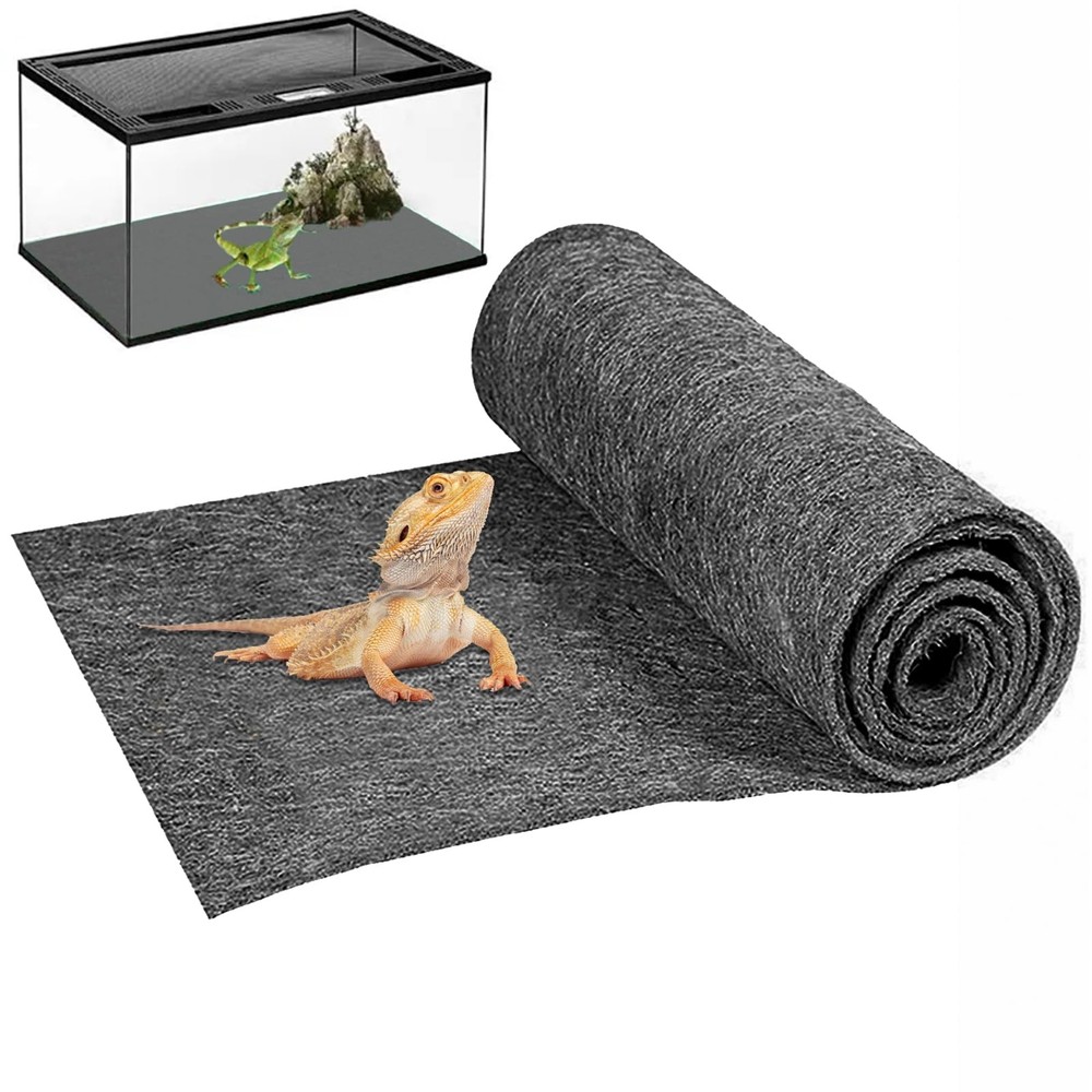 Mechpia 47″ x 24″ Large Reptile Carpet Terrarium Liner Bedding Reptile Substr…