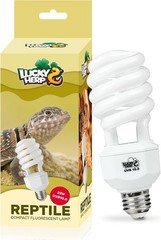 LUCKY HERP UVA UVB Reptile Light 10.0, Desert 150 Compact White