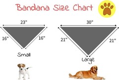 Dog Bandana Fall Halloween Adjustable Scarf Handkerchief Bib Small Large Dog