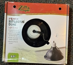 Reptile Light & Heat Lamp Fixture Zilla Premium Reflector Dome 8.5”