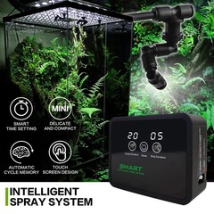 MYGIIKAKA Reptile Fogger Automatic Mister Touch Version, Black