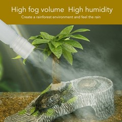 3.5L Reptile Humidifier Large Capacity 280mL/h Top Fill Fogger With Humidity
