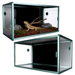 Reptile Enclosure 120 Gallon Large Reptile Terrarium Habitat Tank, 48″x24″x24″