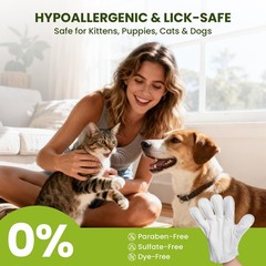 36 Hypoallergenic Pet Glove Wipes Dogs Cats Paw Eye Ear Deodorizing Cleaning