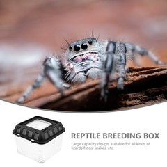 Reptile Pet Terrarium Reptiles Breeding Container Plastic Carrier