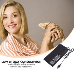 Reptile Heater Usb Portable Pet Heating Pad Powered Low Energy Consumption