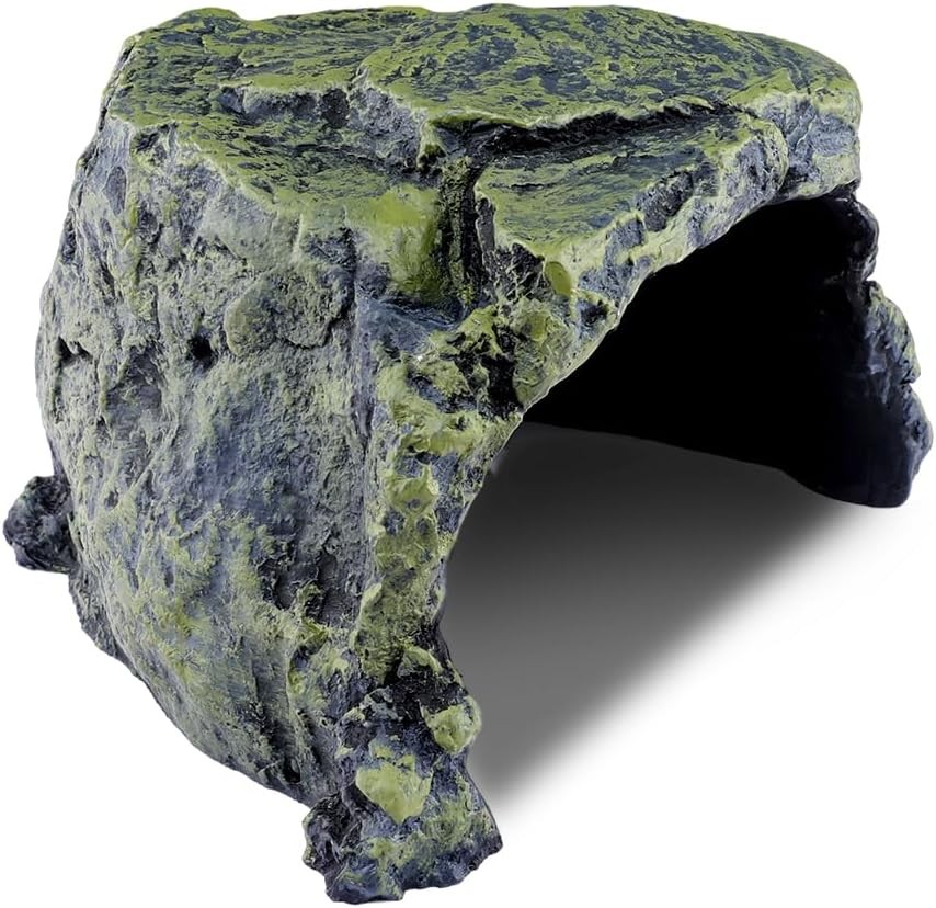 Reptile Cave Climb Hideout Hideaway – Stone Cave Shelter Hiding Decorative Resin