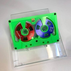 2PCS Metal disc audio tape with 50-minute hollowed-out section