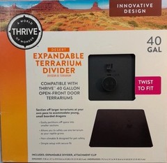 Thrive Expandable Terrarium Divider Fits 40 Gal. BRAND NEW