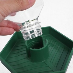 2Pcs Reusable Plastic Corner Water Bowls for Reptiles Indoor Turtle Lizard Use