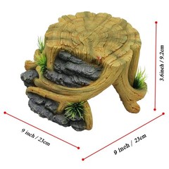 Turtle Basking Platform,Tortoise Resin Resting Reptile Habitat Ornament Aquar…