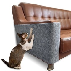 Self-Adhesive Cat Scratch Mat 16″x78″ Couch Protector from Scratches Gray