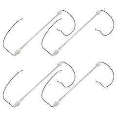 4 Pcs Replacement Lamp Tube Electric Fireplace Parts Baking Oven