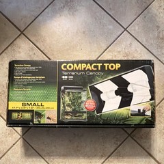 Exo Terra Compact Top Terrarium Canopy Small PT2226 17.7” x 5.9” x 7.7”