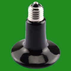 2x 50W Ceramic Infrared Reptile Vivarium Brooder Heat Lamp Light Bulb ES E27