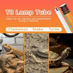 REPTI HOME T8 UVB Reptile Light 15W 10.0 2Pack, 15w Uvb 2pack