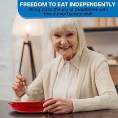 Scoop Plates for Disabled Adults by Providence Spillproof – Scoop Dish for Ad…