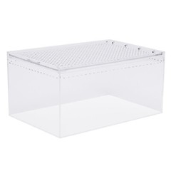 Magnetic Acrylic Large Enclosure 2.5 Gallon 12 X 8 X 6 Inch Reptile Breeding Box