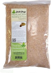 Mealworm & Superworm Wheat Bran Bedding and Food Source (5 Quarts)
