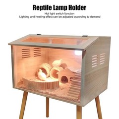 Heat Lamp Holder Professional Ceramics For Reptile Enclosures Easy To Use