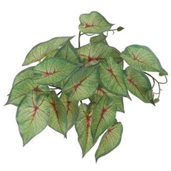Fake Reptile Plants for Reptile Terrarium Plants, Fake Arrowhead Plants Red