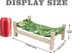 Bearded Dragon Bed Wooden Reptile Sleeping Hammock Bearded Dragon Tank