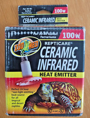 Zoo Med Repticare Infrared Ceramic Heat Emitter, 100w – BRAND NEW