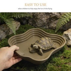 Tortoise Bathtub Reptile Water Basin Plastic Turtle Bowl Lizard Bathing