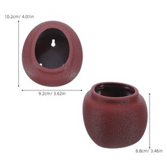 Egg Shaped Frog Breeding Box Toad House Habitat Tank Accessories