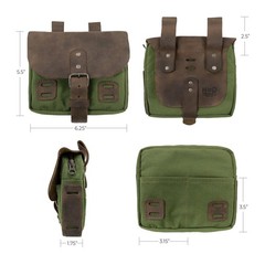Hide & Drink, Survival Camping Pouch, Belt Loop, Rustic and Handy Tool Bag, W…