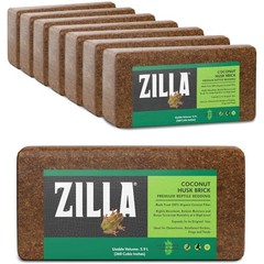 Organic Coconut Husk Brick Bedding – 8 Count