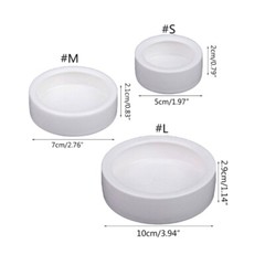 Anti-Escape Worm Dish Reptiles Ceramics Feeding Dish Reptiles Water Drinker Bowl