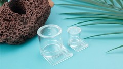2pcs Mini Ant Water Feeder – Transparent Liquid Feeding Bowls for Ant Farms S…