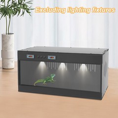 Reptile Breeding Box w/Sliding Door Reptile Pet Box Reptile Lounge Habitat 110V
