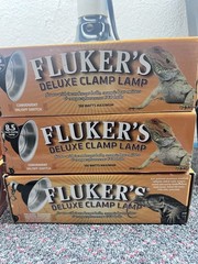 Fluker’s Deluxe Clamp Lamp 8.5 Inch 150W Max Model 27000
