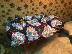 SPANISH SKULLS DESIGN LRG RESTING BED COVER ONLY NO FRAME BED 4 BEARDED DRAGONS