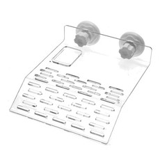 Self-Contained Turtle Feeding Area with Acrylic Basking Platform & Suction Cups