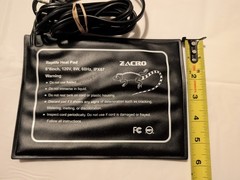 Zacro Reptile Heat Pad – Under Tank Heater for 10-20gal Tank 6 x 8in