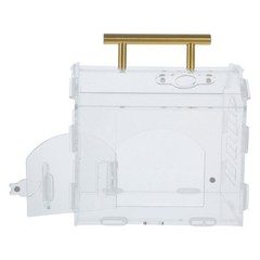 Jumping Spider Enclosure: – Acrylic Clear Ventilated Terrarium – 6.7×5.9×4.7″